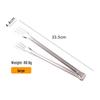 304 Stainless Steel Kitchen & Grilling Tongs for Barbecue, Bread & Steak