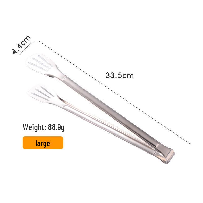 304 Stainless Steel Kitchen & Grilling Tongs for Barbecue, Bread & Steak