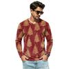 Men's Casual Loose Fit V-Neck Top