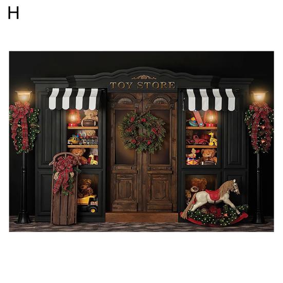 Gobelin świąteczny Przezroczysty nadruk Cukierkowy Miękki Jasny Zimowy Kolor Dekoracyjny Ręcznie Robiony Sklep Wzór Tło