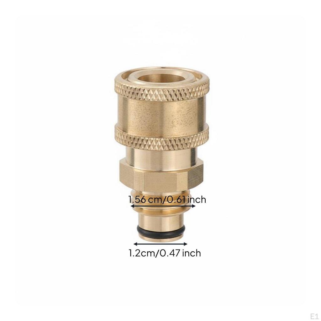 Male To 1/4 Inch Female Quick Connector Heavy Duty Pressure Washer Connect Adapter