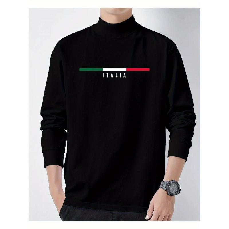 

Slim Fit & Stretchable, Men s Long Sleeve Top XXL чорний
