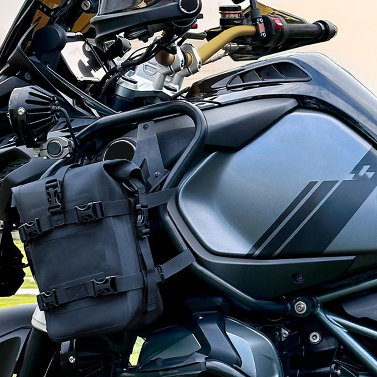 

Motorcycle Bag Waterproof Durability Storage Pouch Essential Universal Riding Gear Versatile