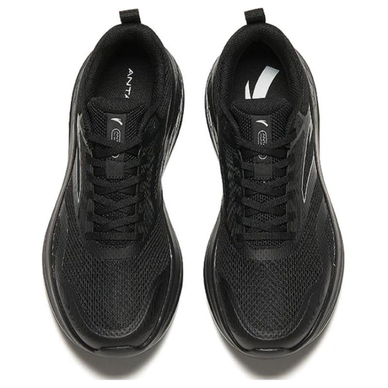 Anta Breathable And Lightweight Low top Casual Running Shoes Men's Black Sneakers 112515577R-1