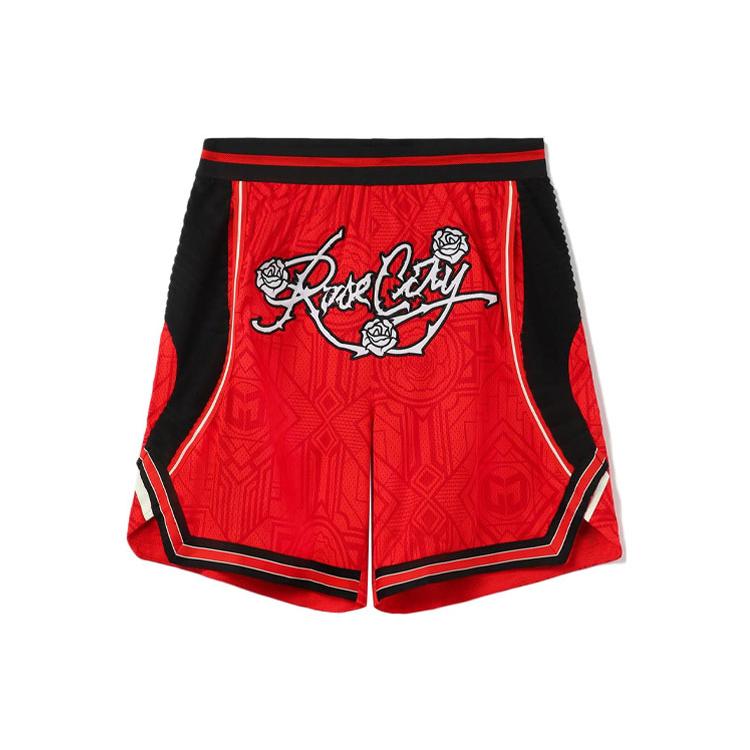 Li Ning Sports Basketball Collection Basketball Shorts Men s Red AAPR391-2 XL