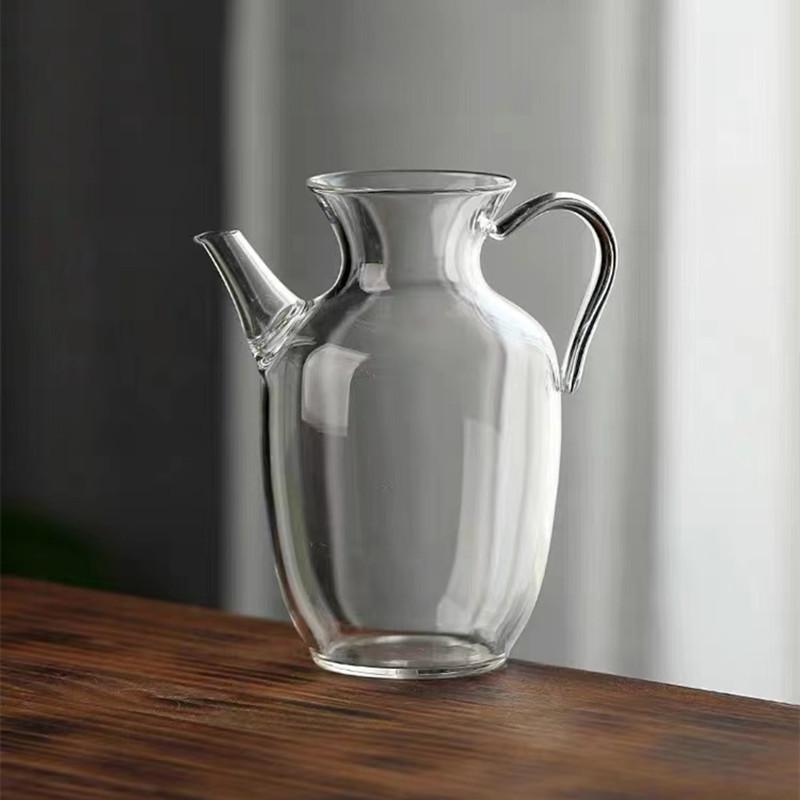 

Tea making fair cup glass tea leak integrated green tea special tea set tea dispenser male cup high temperature resistant tea filter small teapot