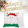 Festive Christmas Santa Claus Pillow Cover Cozy Decorative Cushion For Holidays