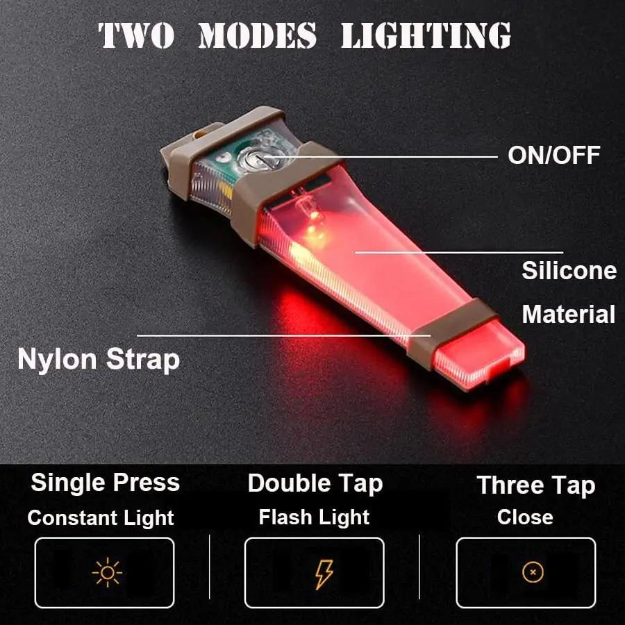 Tactical FMA Helmet  Flashing Light Survival Signal Light Waterproof Lamp Outdoor Equipment for Hunting Hiking Cycling