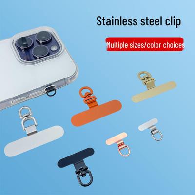 Ultra-Thin Stainless Steel Mobile Phone Lanyard Clip