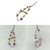 Handmade Ceramic Pink Bunny Phone Lanyard With Beads For Women And Men