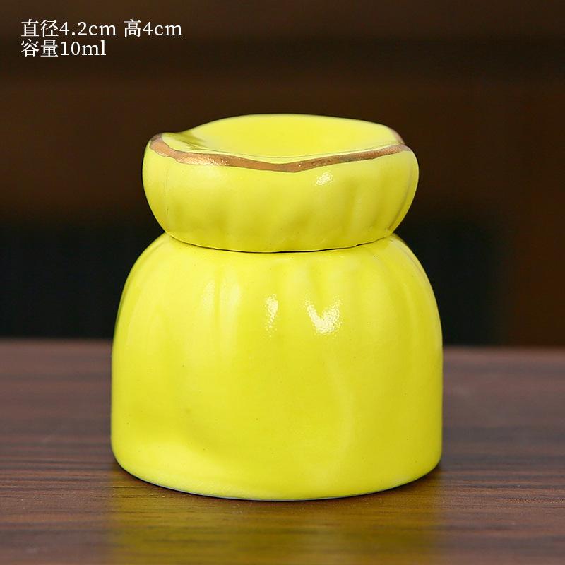 Compact Ceramic Storage Jar Powder Bottle Small Tea Caddy Rouge Jar Balm Sealed Jar Ointment Jar Storage Jars Home Storage Products