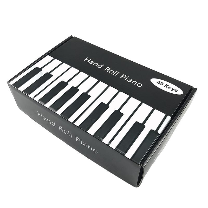 49-Key Silicone Foldable Piano for Beginners - Portable Electronic Keyboard, Child-Friendly Gift