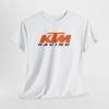 KTM Racing T-skjorte – Unisex Motocross Bomulls-t-skjorte for Menn Kvinner eller Bikere