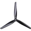 4pcs HQ Macroquad Prop 8X4X3 Tri-Blade Propeller 8 inch CW CCW Propeller Black-Glass Fiber Nylon for RC FPV Drone Quadcopter