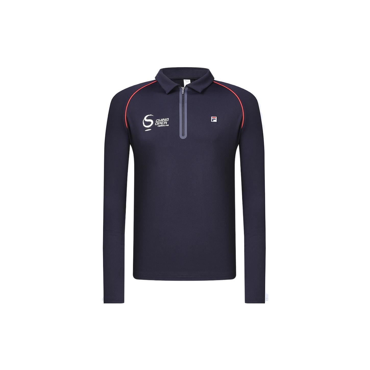 FILA Polo Shirts Men s Royal Blue Polo Collar Moderate Straight Fit A11M343217F-NV XL
