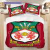 Sunderland Afc Emblem Radiance Three-piece set (1 * duvet cover + 2 * pillowcase, without core) 2D Flat Christmas birthday gift