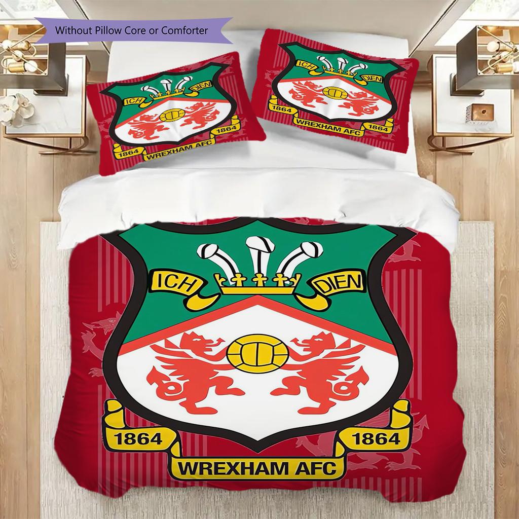 Sunderland Afc Emblem Radiance Three-piece set (1 * duvet cover + 2 * pillowcase, without core) 2D Flat Christmas birthday gift