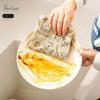 Thickened Disposable Tearable Kitchen Cleaning Cloth Oil-Proof Non-Stick Dish Towel Ultra Absorbent Wet And Dry Dual-Use Wipes