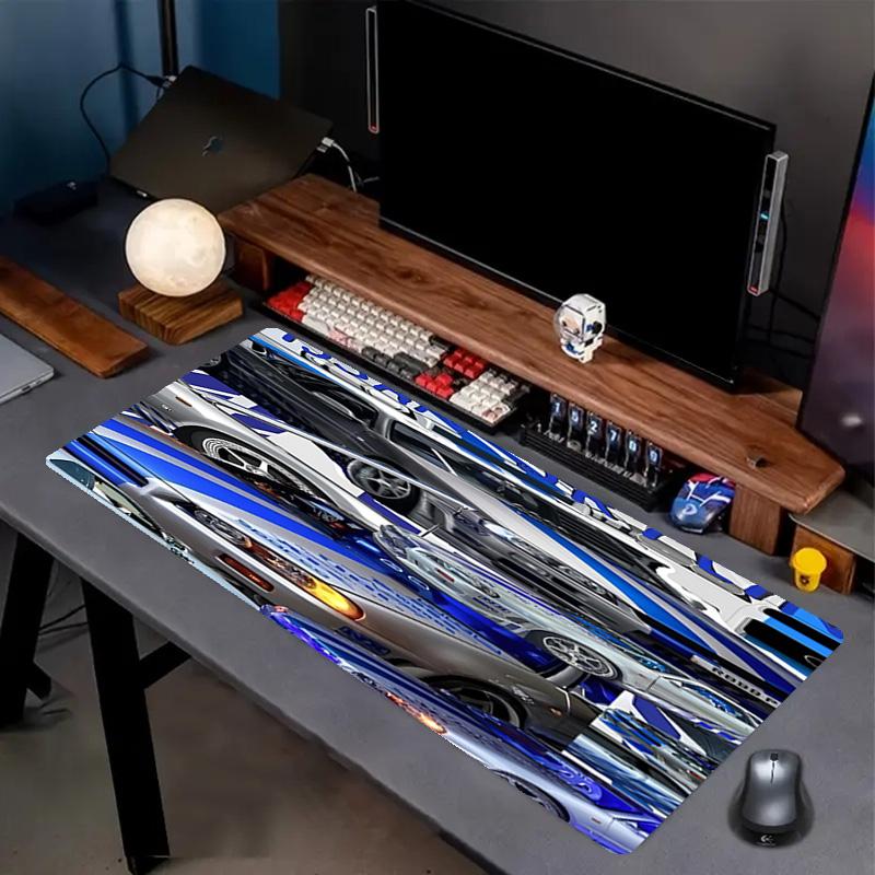 Podložka pod myš s potiskem Skyline GT, Protiskluzová podložka na plochu pro klávesnici, pro PC Laptop Hraní Práci Denní Použití, Skvělý Festivalový Překvapivý Dárek