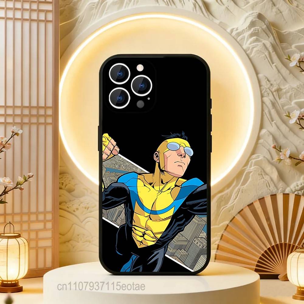 Adult animation l-Invincible  For iPhone 12,16,13,14,15,17,11,Pro,Max,Plus,E,Air,Mini TPU Soft to Skin-friendly phone case