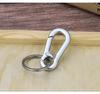 Men's High-End Metal Keychain: Thickened Spring Quick Release Ring Pendant