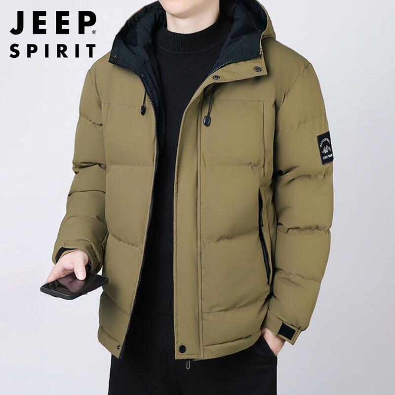 

JEEP SPIRIT Men s Casual Hooded Winter Padded Jacket XL