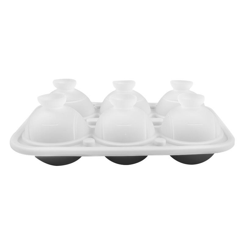 Silicone Ice Cube Tray for Hockey Puck & Tennis Ball Molds - Household Ice Cube Mold Box