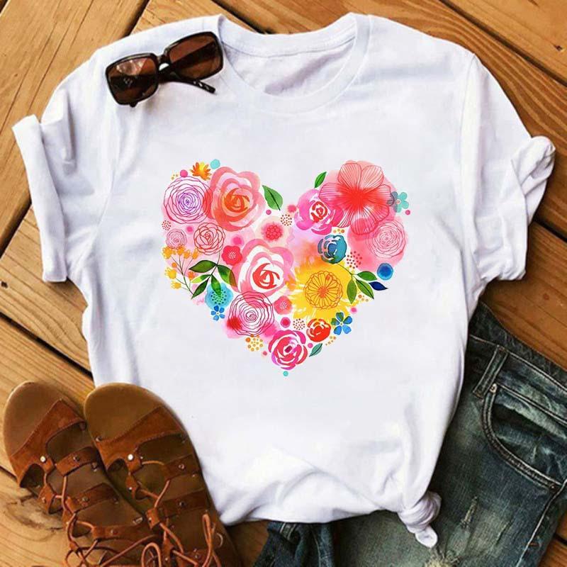 Summer 3D Printed T-shirt, Women's Short Sleeved, In Stock, Personalized T-shirt