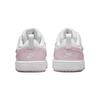 Nike Court Borough Low top Toddler Shoes Pink White Infant And Toddler DQ0493-100