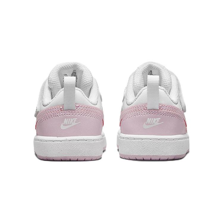 Nike Court Borough Low top Toddler Shoes Pink White Infant And Toddler DQ0493-100