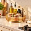 Round Rotating Storage Shelf Multi Tier Skincare Organizer Storage Shelf  Makeup Skincare Storage