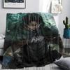 1PC Attack on Titan Print Flannel Blanket, High quality All Seasons, Home Decor, Warmth and Comfort, Perfect for Christmas Gifts