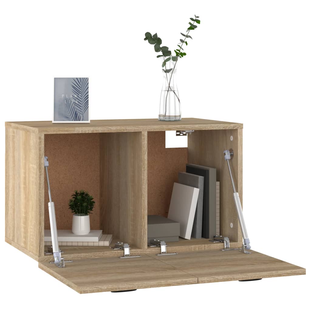 Wall Cabinet Sonoma Oak 60x36.5x35 cm Engineered Wood