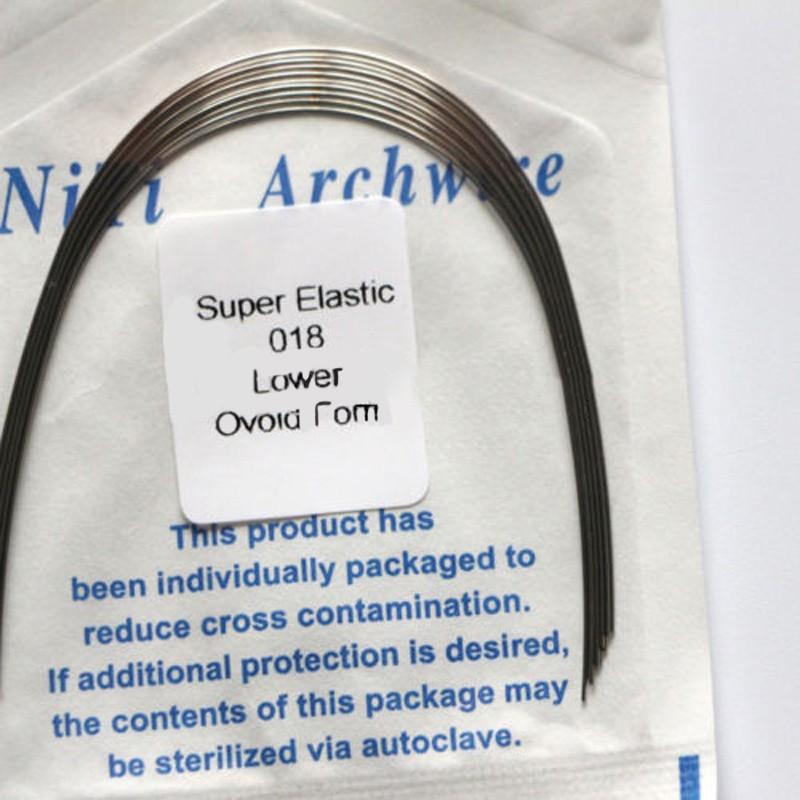 Flexible Oval Form Niti Round Arch Wires for Comfortable Orthodontic Use