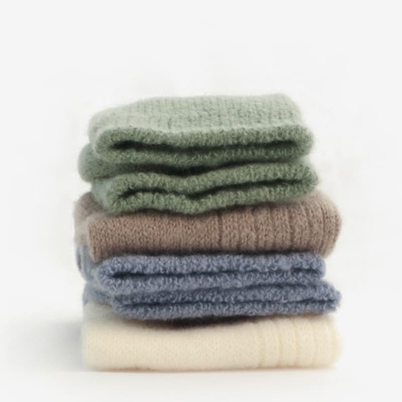 EAU CLAIR Wool Knit Socks 2 Pack