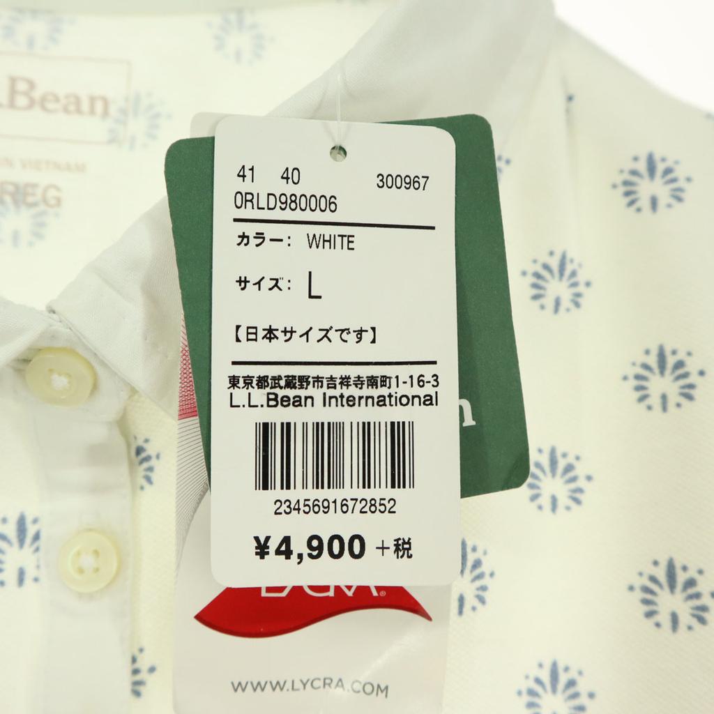 unused L.L.Bean Made in USA Overall handle Short sleeve Polo shirt L Men's Used