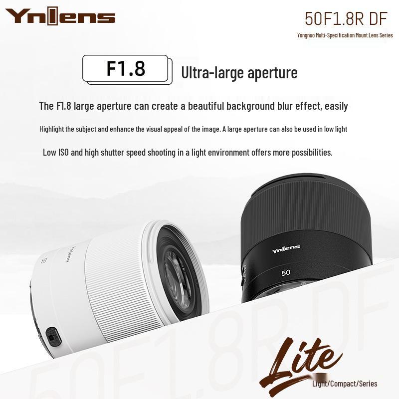 

Yongnuo 50mm f/1.8R DF Multi-Mount Mirrorless Autofocus Lens