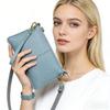Top Grain Cowhide Women's Crossbody Bag, Genuine Leather Small Shoulder Bag, Versatile Clutch Purse Handheld Wallet Phe Bag