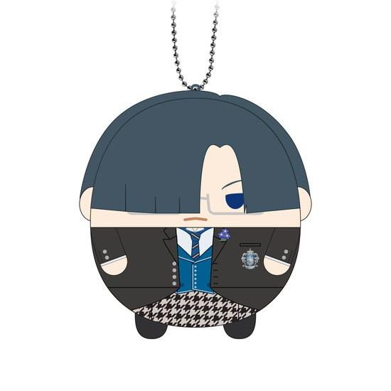 Black Butler Anime Kuroshitsujis Openbare School Michaelis Sebastian 384 Ciel Lawrence Herman Gregory Originele Pluche Sleutelhanger About 10cm white