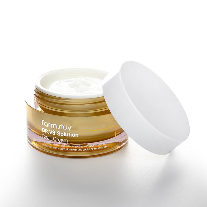 

Farm Stay DR.V8 Solution Snail Cream 50ml +RANDOM GIFT