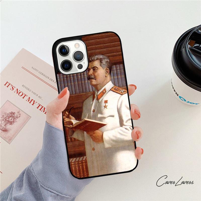 Stalin Soviet Phone Case For Apple iPhone 17 Air Pro Max Plus Coque For iPhone 17 Air 14 15 16 13 12 Max Cover