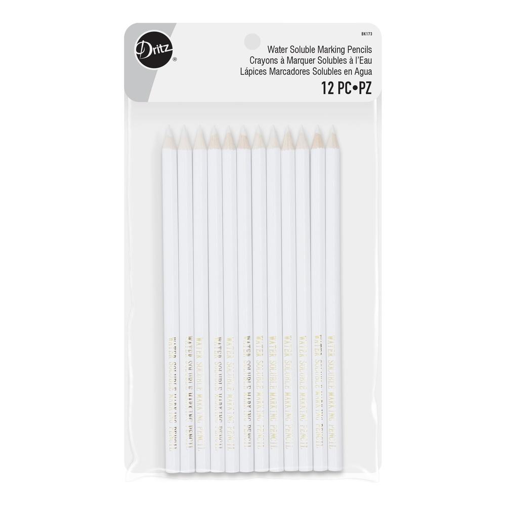 

Water Soluble Marking Pencils 12 Pieces Easy Remove Fabric Transfer Ideal Sewing Quilting Projects United States