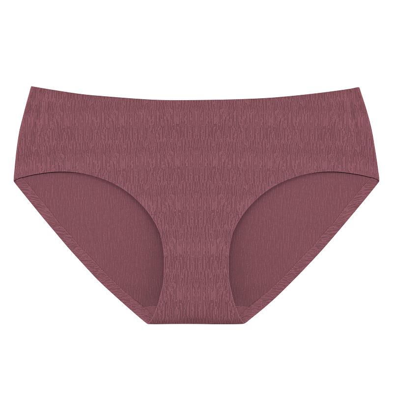 FINETOO Chiloți fără sudură pentru femei, lenjerie de mătase cu talie joasă, lenjerie de corp respirabilă