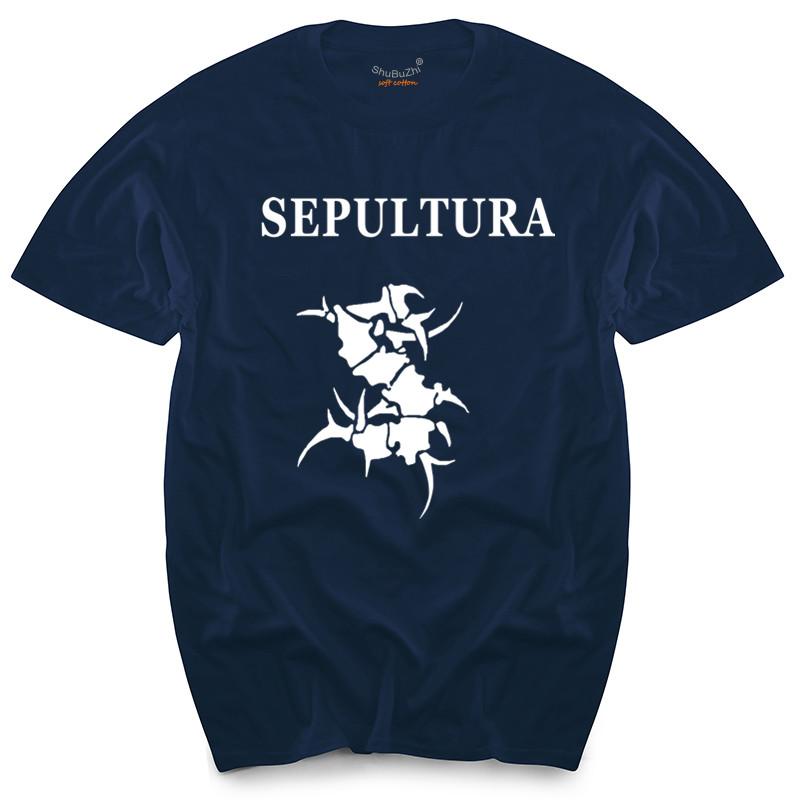 Mens Tshirt Pattern SEPULTURA 2 Summer Style New Arrived Mens Top Tees Brand Tshirts