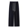 Women S High Waist Loose Wide Leg Thick Fleece Lined Casual Straight Pants
