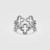 MUSEE.ART Gothic Flower Chain Ring(freesize)