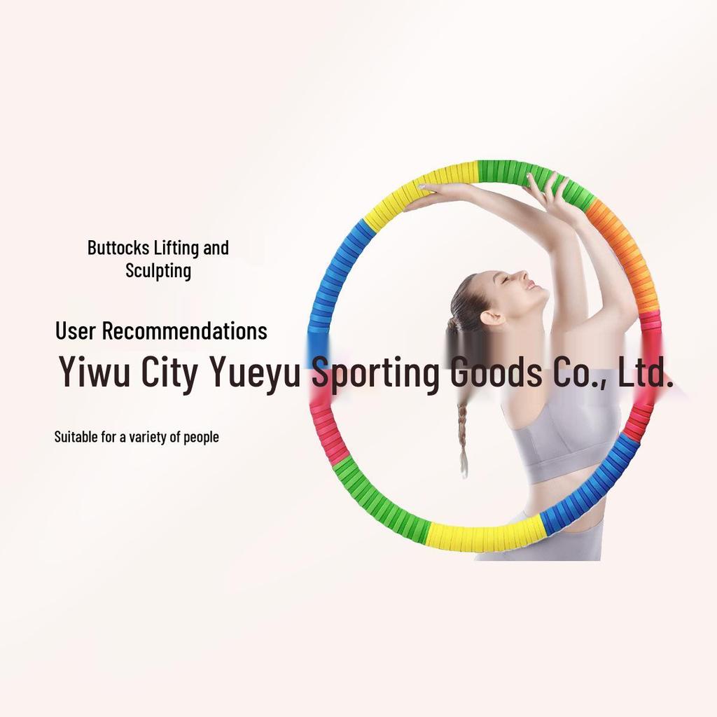 Adult Thickened Hula Hoop for High-Efficiency Fat Burning and Body Sculpting – Slimming Tummy and Waist Sponge, Comfortable for Female Exercise