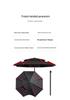 Thickened Foldable Black Fishing Umbrella with Ground Insert, Universal Waterproof & Sun Protection