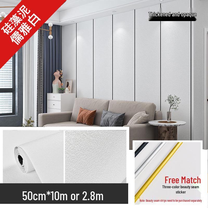 Self-Adhesive Waterproof Wallpaper Stickers for Bedroom & Living Room Walls