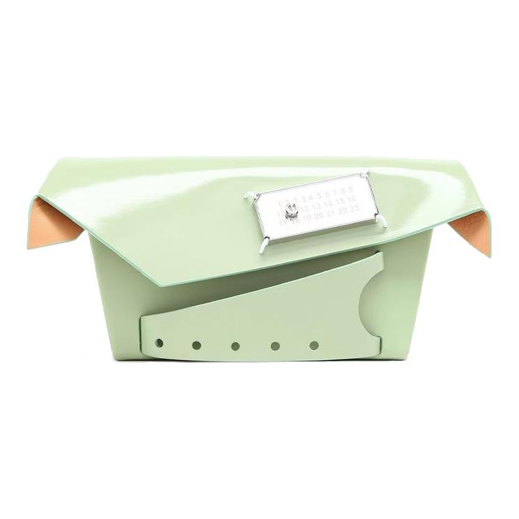

Maison Margiela Designer Brand Logo Embellished Geometric Shape Leather Box Bag Women Shoulder Bag Green S61WF0025-P2714-T7333-MATCHA Basic Set (Bag+Dust Bag)